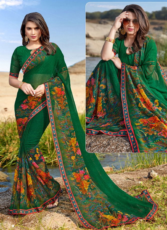 Radha Rani Printed Sarees with Beautiful Exclusive Border 